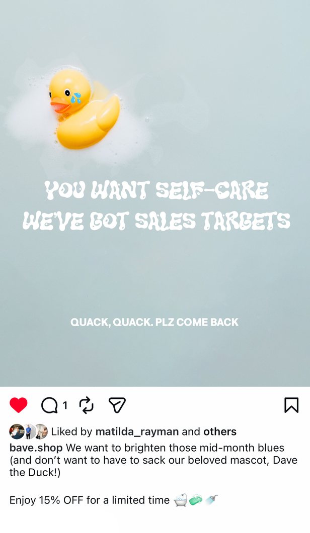 BAVE social post